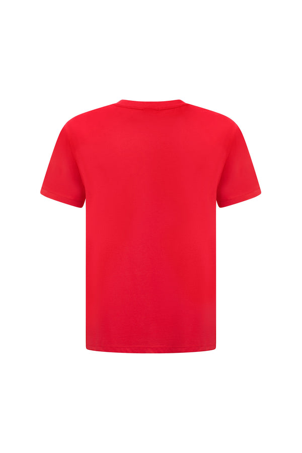 Bravian t-shirt swallow red virus back