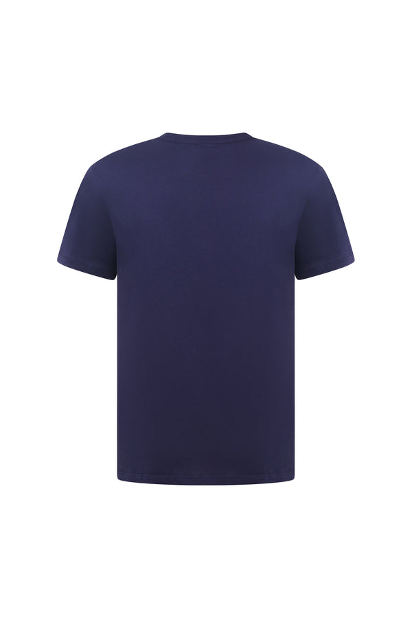 Bravian t-shirt bravian team blue navy back