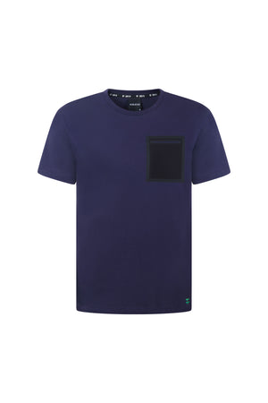 Bravian t-shirt bravian team blue navy front