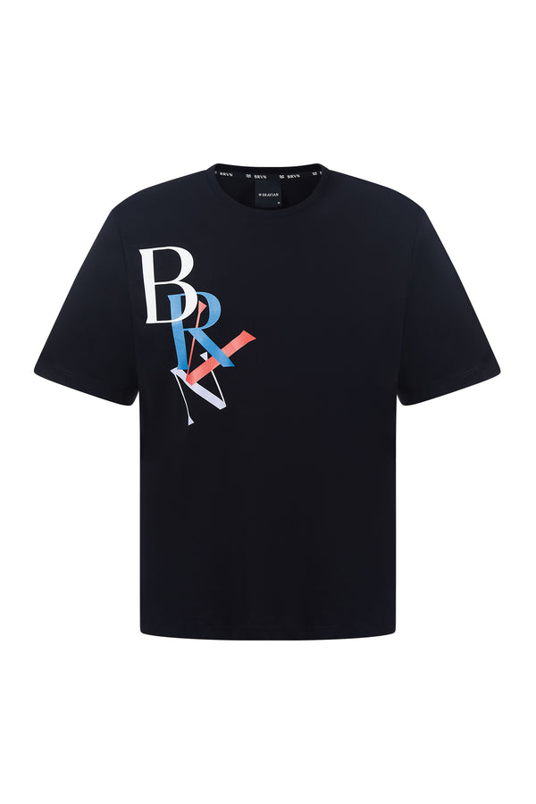 Bravian t-shirt brvnid black front